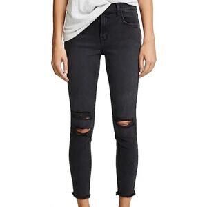 J.Brand Mercy Cropped - Dark Grey/Black 26
